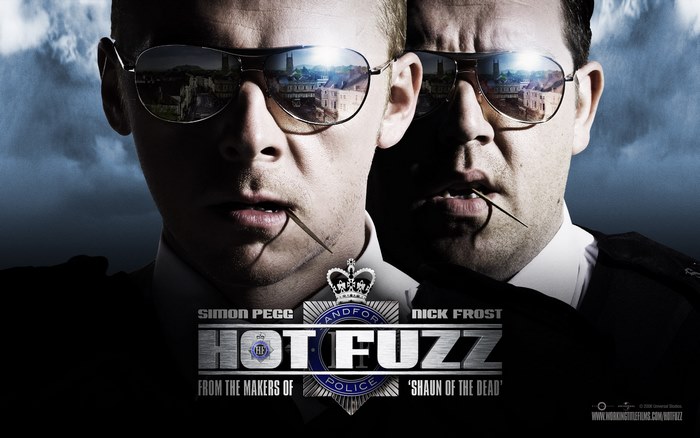 Hot Fuzz Simon Pegg and Nick Frost