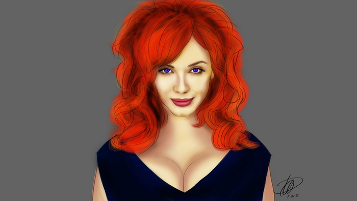 Christina Hendricks portrait