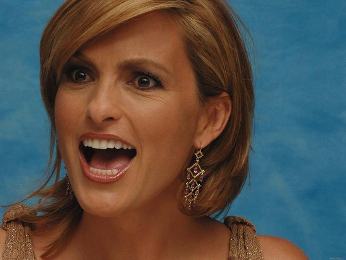 Mariska Hargitay close-up portrait
