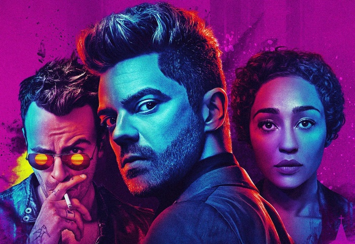 Dominic Cooper, Joseph Gilgun, and Ruth Negga