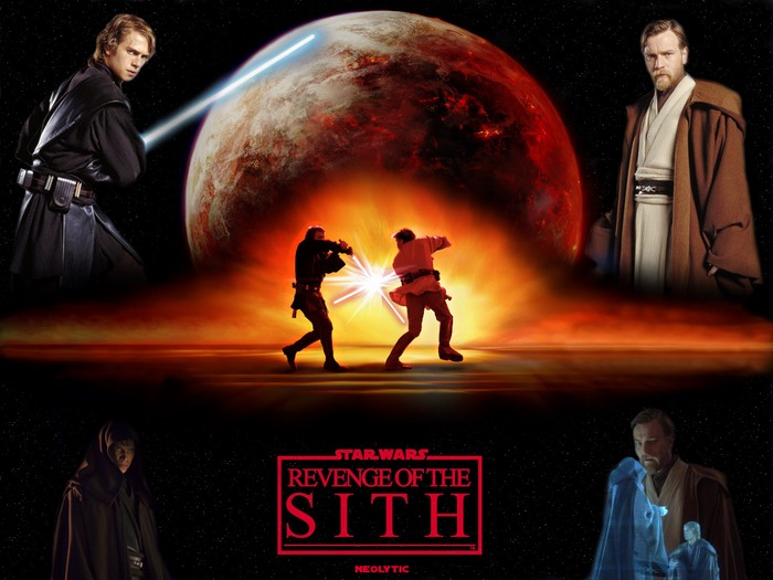 Anakin Skywalker and Obi-Wan Kenobi from Star Wars: Revenge of the Sith