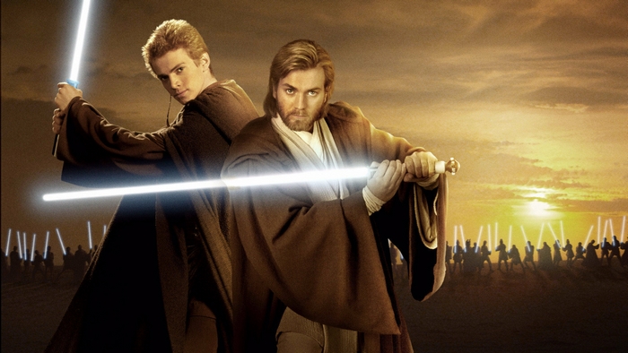 Anakin Skywalker and Obi-Wan Kenobi from Star Wars