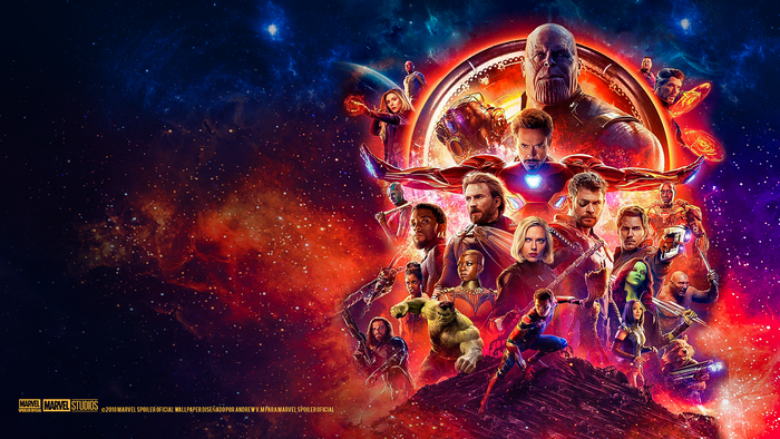 Avengers: Infinity War characters with Thanos