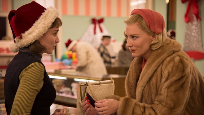 Rooney Mara and Cate Blanchett in Carol