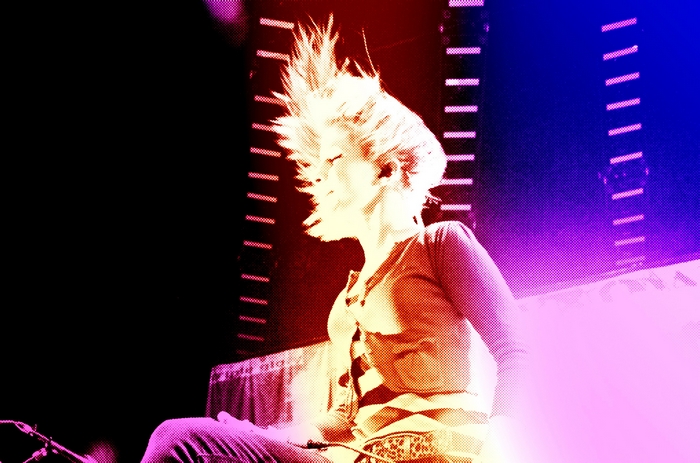 Hayley Williams performing on stage