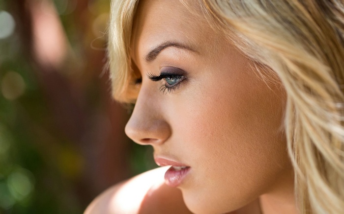 Close-up of a woman's face