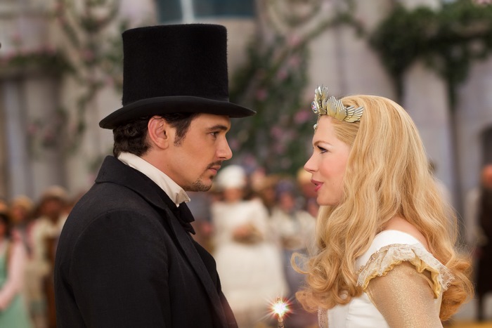 Oz the Great and Powerful: James Franco and Michelle Williams