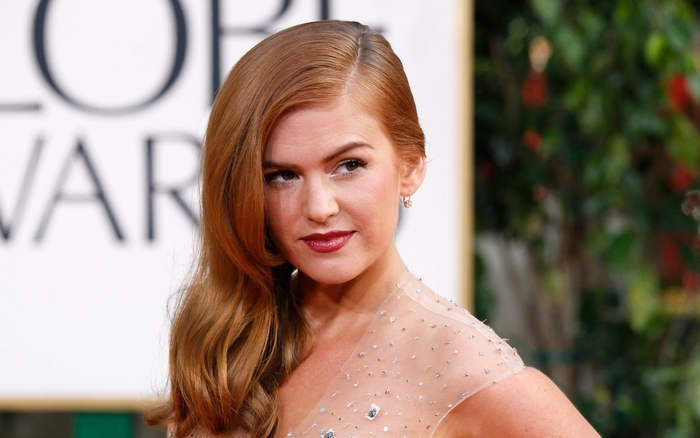 Isla Fisher at the Golden Globe Awards