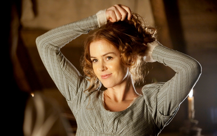 Isla Fisher in historical costume