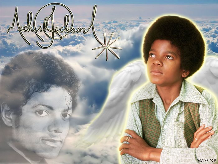 Michael Jackson with Angel Wings