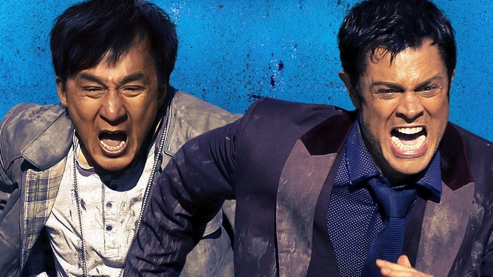 Jackie Chan and Johnny Knoxville in The Foreigner