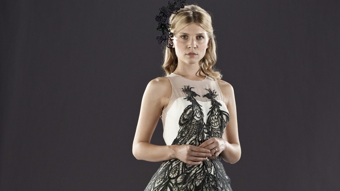 Clémence Poésy in a formal dress