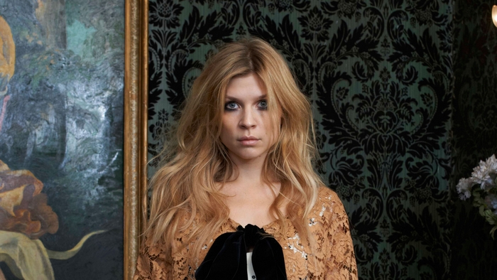 Clémence Poésy in ornate room
