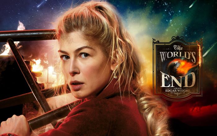 The World's End movie poster with Rosamund Pike