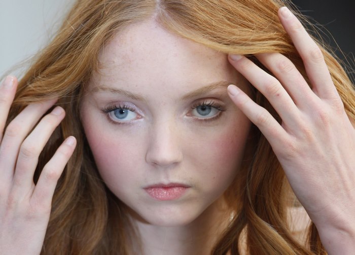 Lily Cole close-up portrait
