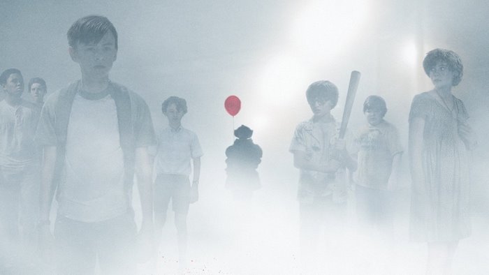 Children and Pennywise from It