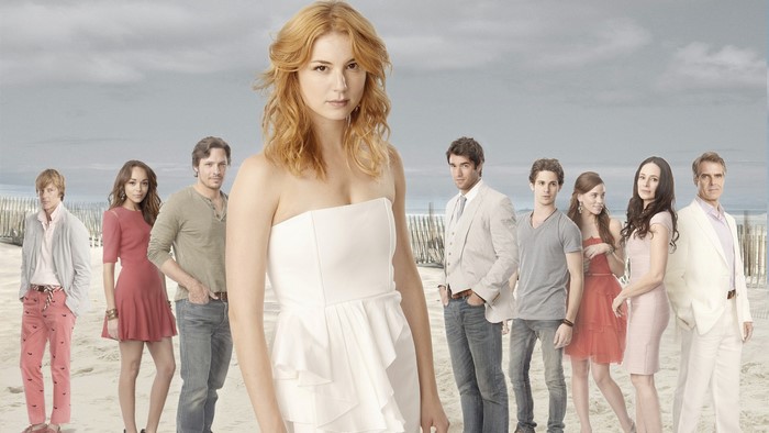 Revenge cast on a beach