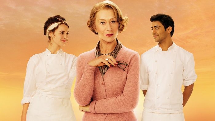 Helen Mirren and chefs in The Hundred-Foot Journey