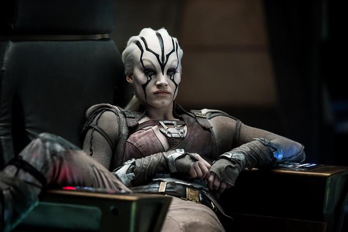 Sofia Boutella as Jaylah in Star Trek Beyond