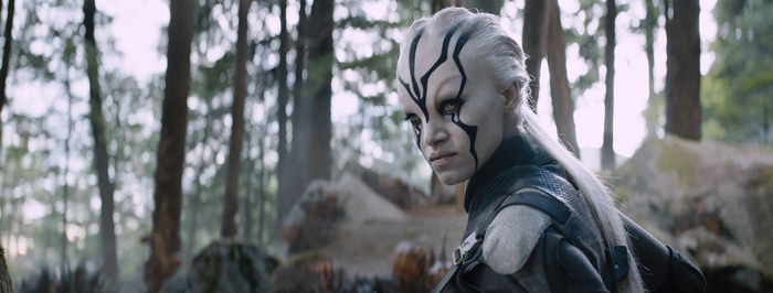 Sofia Boutella as Jaylah in Star Trek Beyond