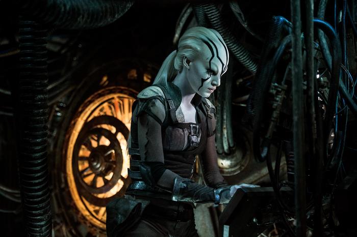 Sofia Boutella as a Borg Queen in Star Trek Beyond