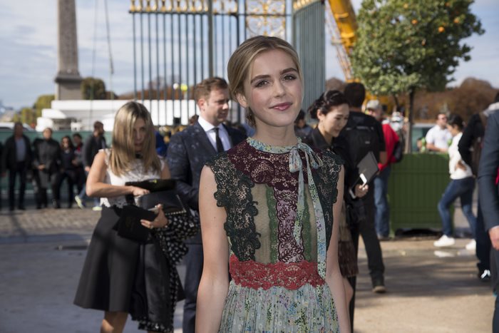 Kiernan Shipka at an outdoor event
