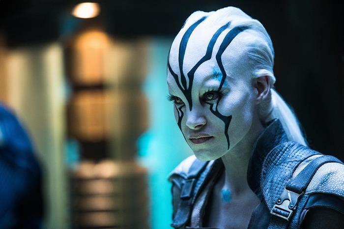 Sofia Boutella as Jaylah in Star Trek Beyond