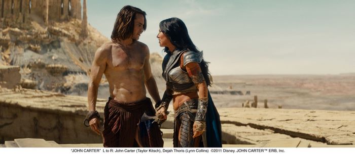 John Carter and Dejah Thoris from John Carter