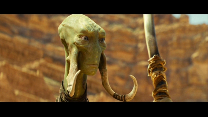 John Carter alien with staff