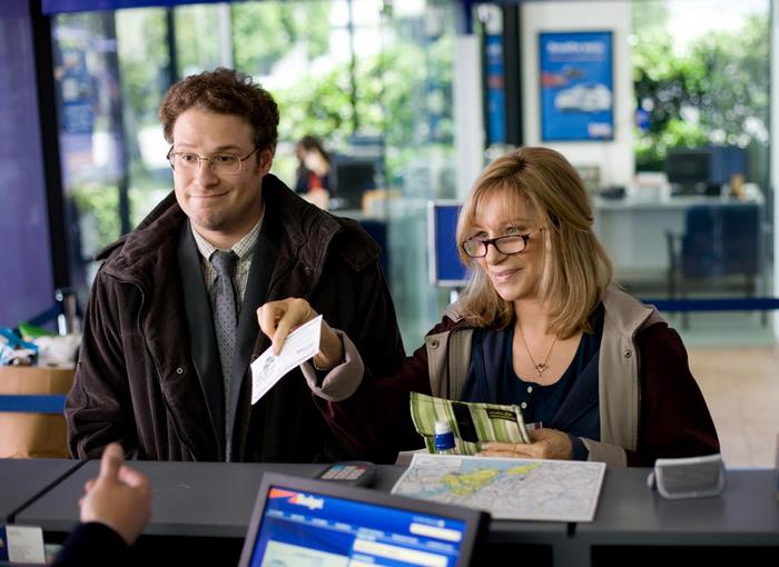 Seth Rogen and Barbra Streisand in The Guilt Trip