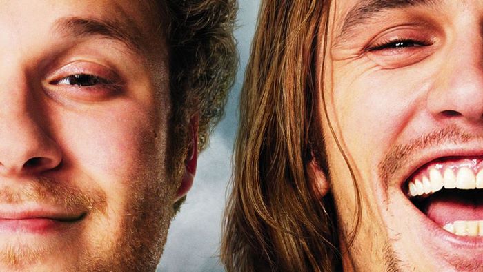 Seth Rogen and James Franco close-up