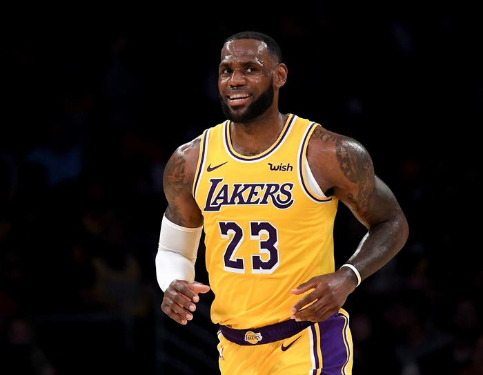 LeBron James from Los Angeles Lakers
