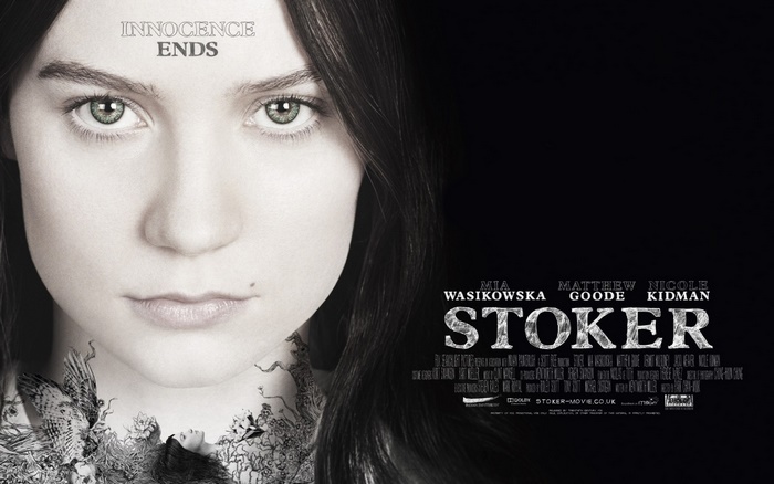 Stoker movie poster with Mia Wasikowska