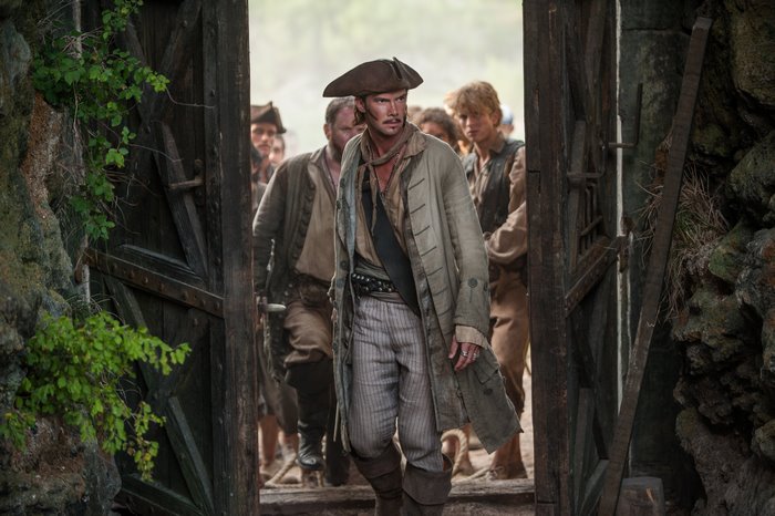 Toby Schmitz as a pirate captain