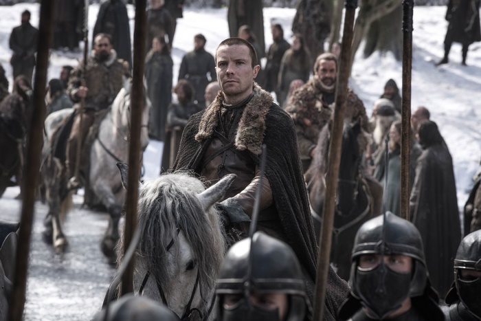 Gendry from Game of Thrones on horseback