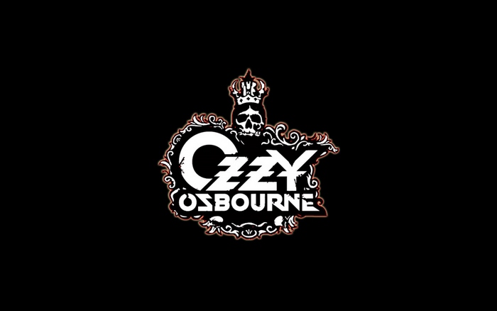 Ozzy Osbourne logo with skull and crown