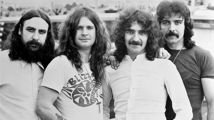 Ozzy Osbourne and Black Sabbath band members