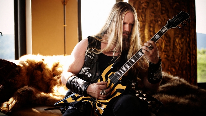 Zakk Wylde playing a guitar
