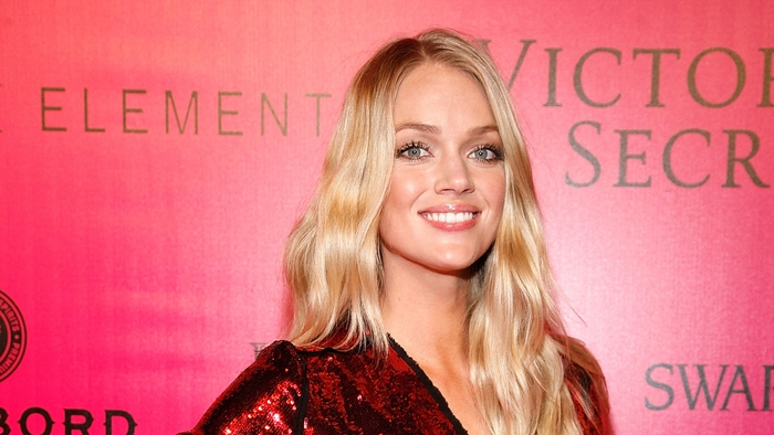 Lindsay Ellingson at Victoria's Secret event