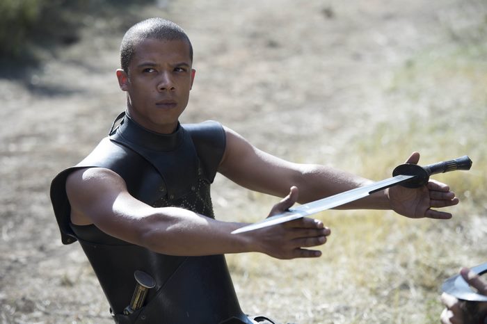 Jacob Anderson as Grey Worm in Game of Thrones