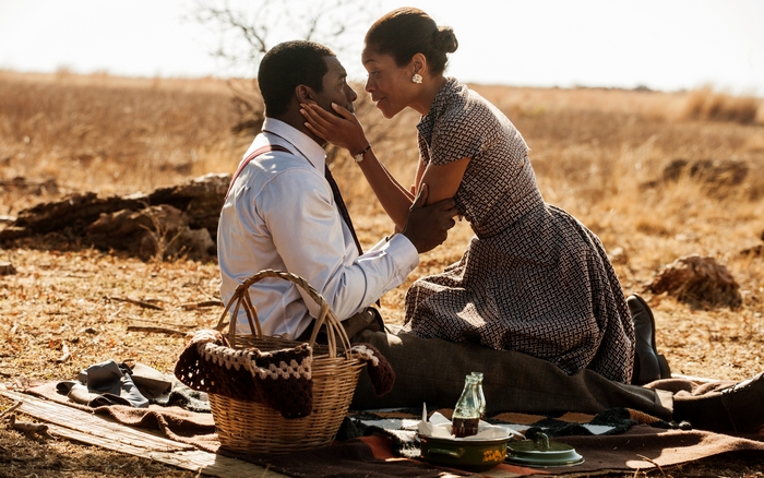 Chiwetel Ejiofor in a picnic scene