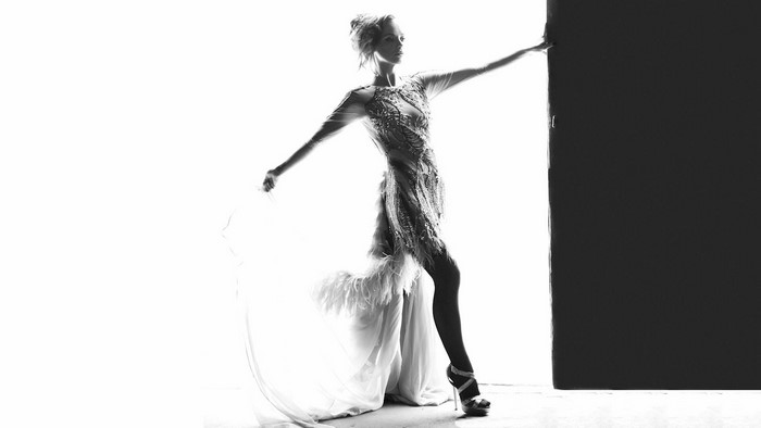 Christina Ricci in a sequined dress