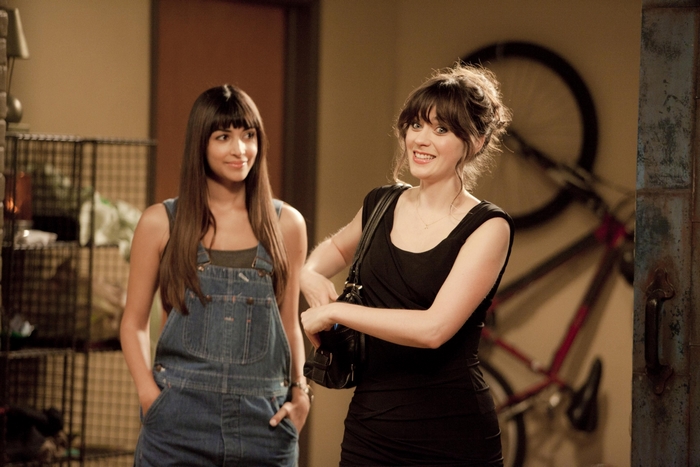 Hannah Simone and Zooey Deschanel