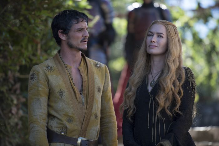 Oberyn Martell and Cersei Lannister from Game of Thrones