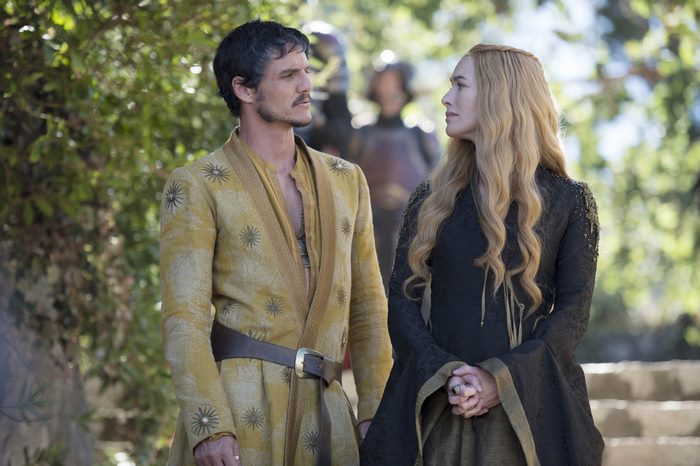 Oberyn Martell and Cersei Lannister from Game of Thrones