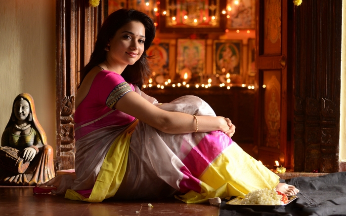 Tamanna Bhatia in a Saree