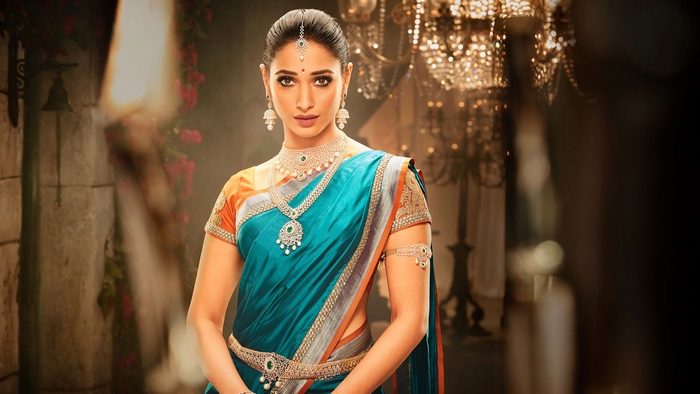 Tamanna Bhatia in traditional Indian attire