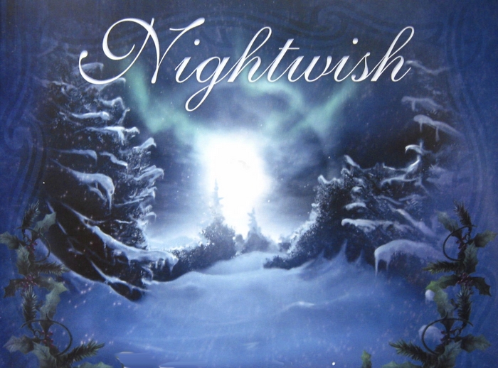 Nightwish album cover with winter landscape