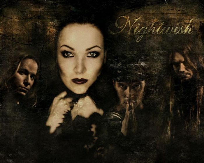 Nightwish band members Tarja Turunen, Tuomas Holopainen, Marco Hietala, Emppu Vuorinen