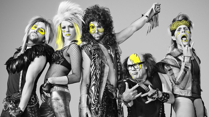 Rob McElhenney and cast in It's Always Sunny in Philadelphia